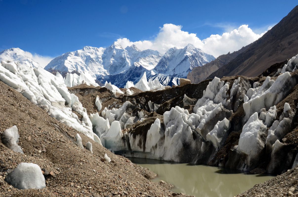 01 Gasherbrum I, Gasherbrum II E, Gasherbrum II, Gasherbrum III, Nakpo Kangri From Gasherbrum North Glacier In China 